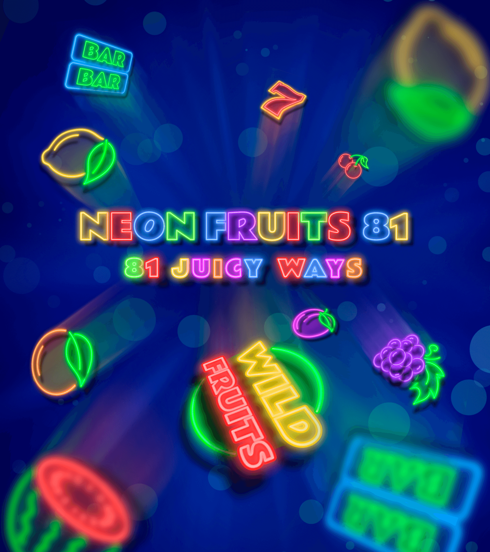 Juego Neon Fruits 81 - Royal Game de Meraki by Baco Games